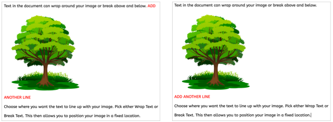 Изображение зафиксировано на странице