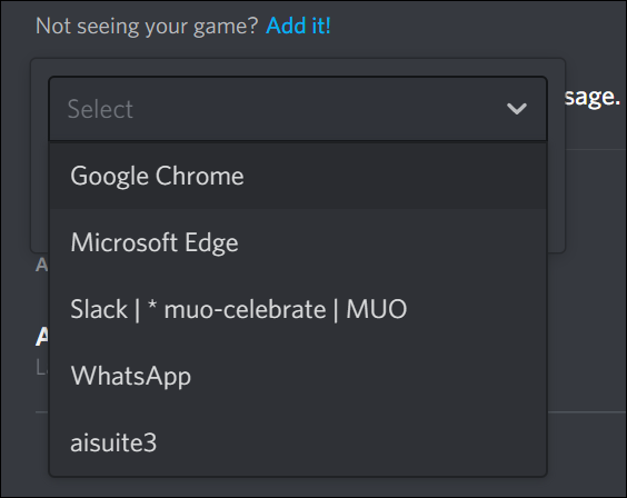 Select Browser from the dropdown box