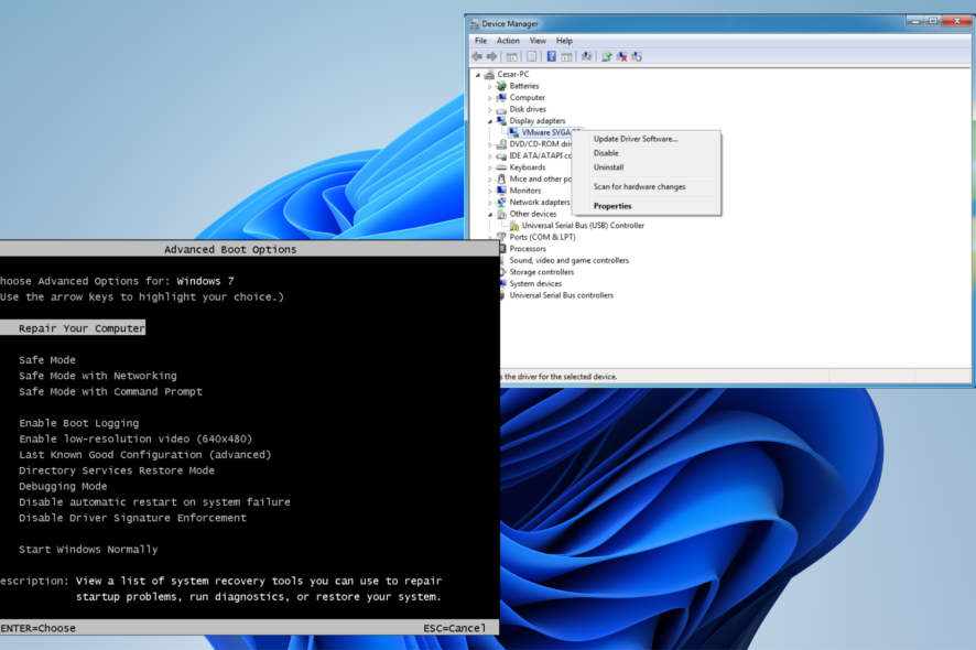 Windows 7 самопроизвольно перезагружается — как исправить