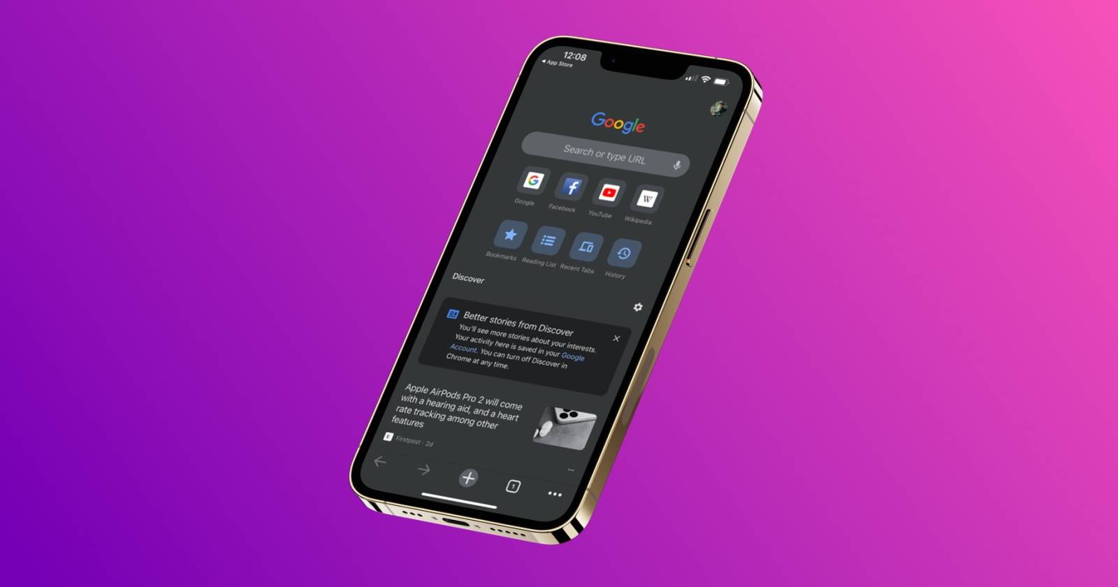 Блокировать инкогнито вкладки в Chrome