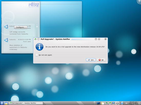Обновление Kubuntu 9.10 до 10.04 — пошагово