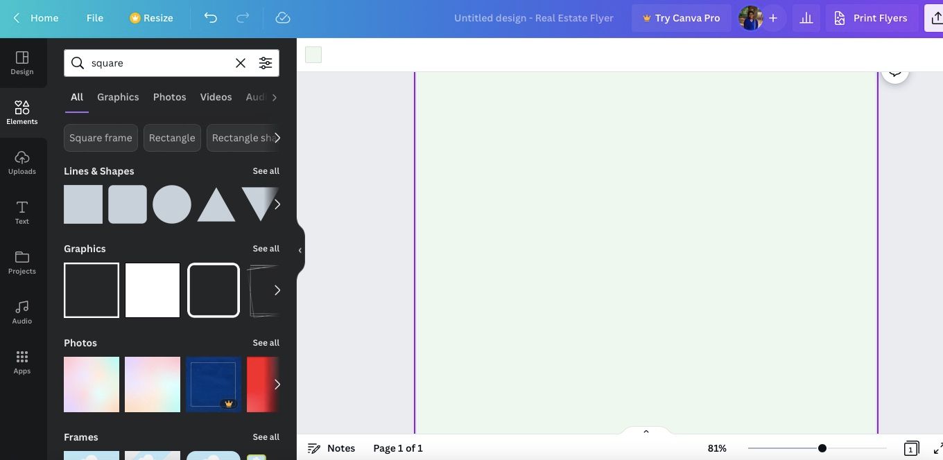 Поиск элементов: формы и значки