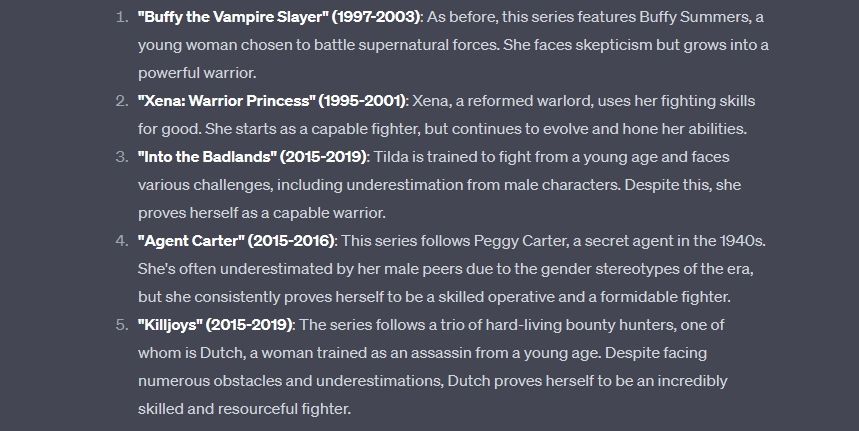 Сериалы с заданным сюжетом