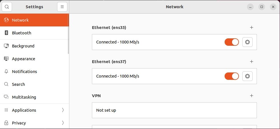MAC через GUI — окно настроек сети
