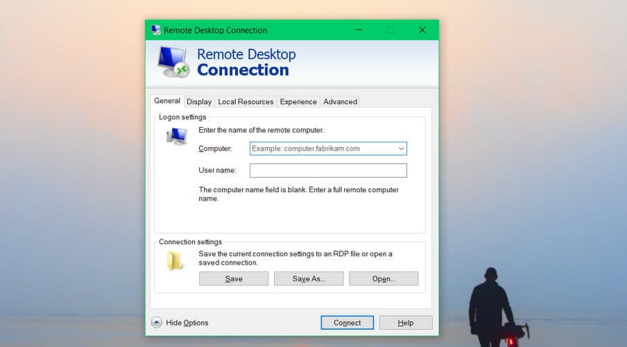 Изображение: переустановка приложения Remote Desktop