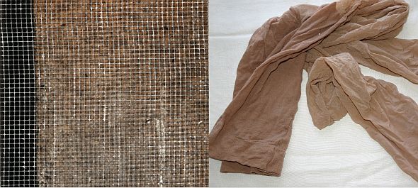 Самодельный фильтр из сетки и ленты