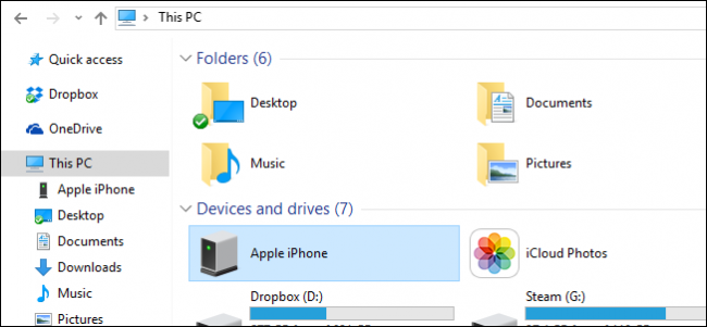 Перенести фото и видео с iPhone на Windows