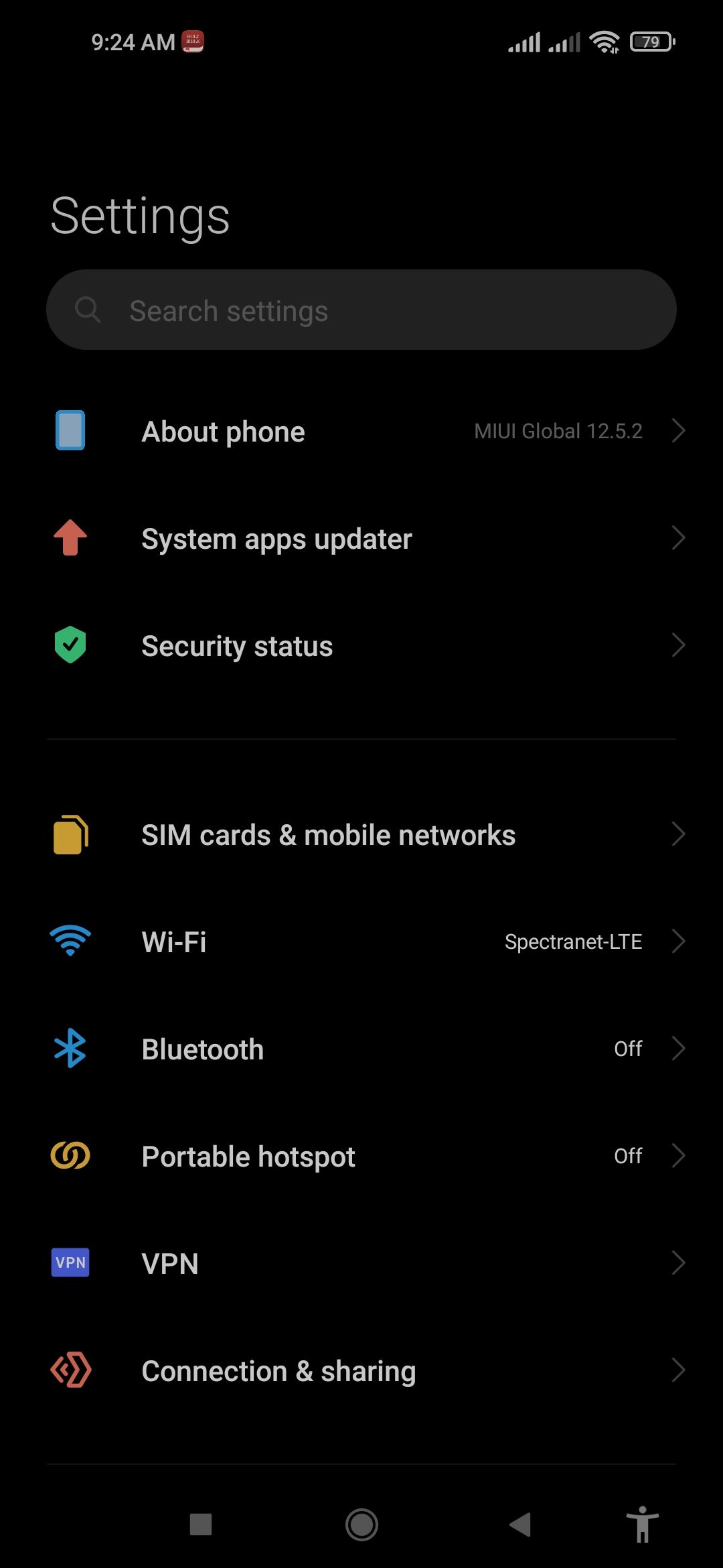 Откройте настройки Wi‑Fi