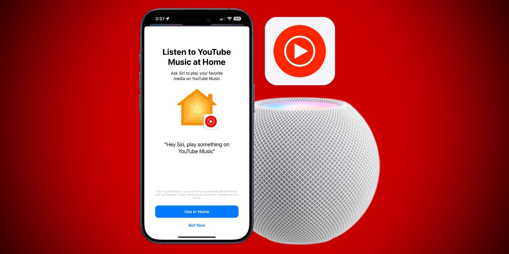 YouTube Music на HomePod: подключение и настройки