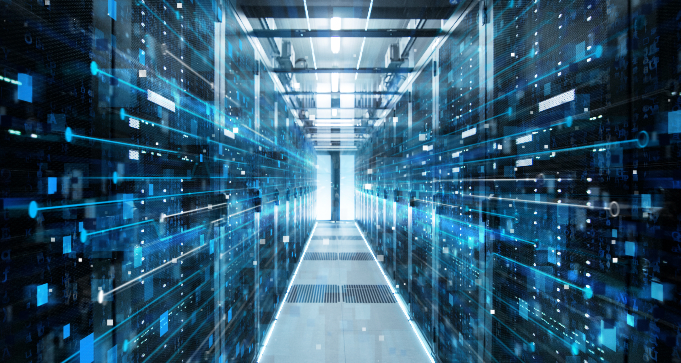 Художественное изображение дата‑центра.