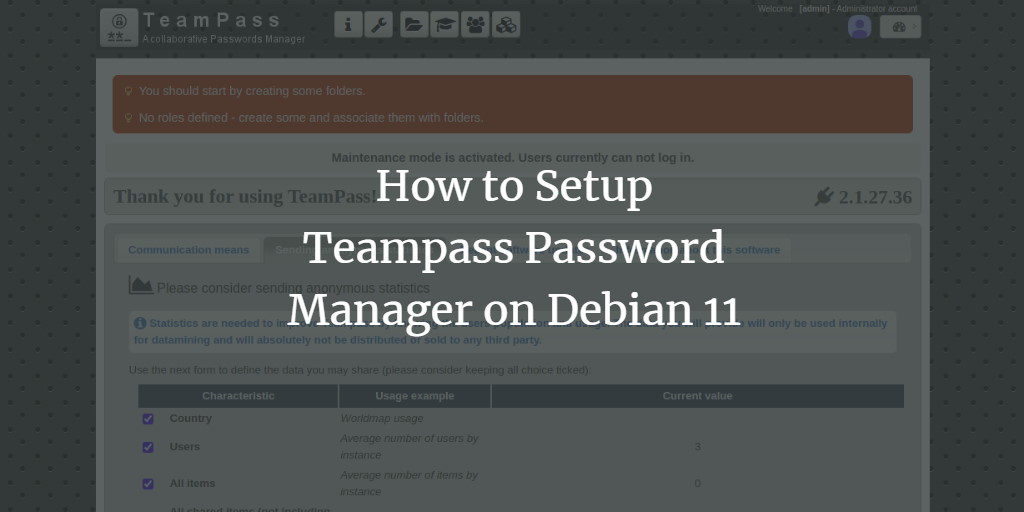 Teampass на Debian 11 — Apache и Let's Encrypt