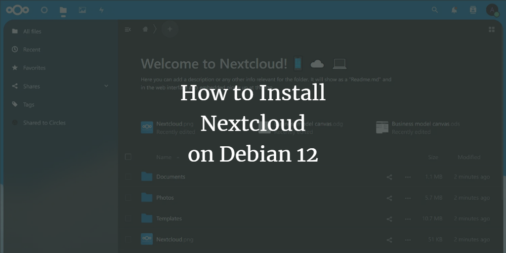 Установка Nextcloud на Debian 12