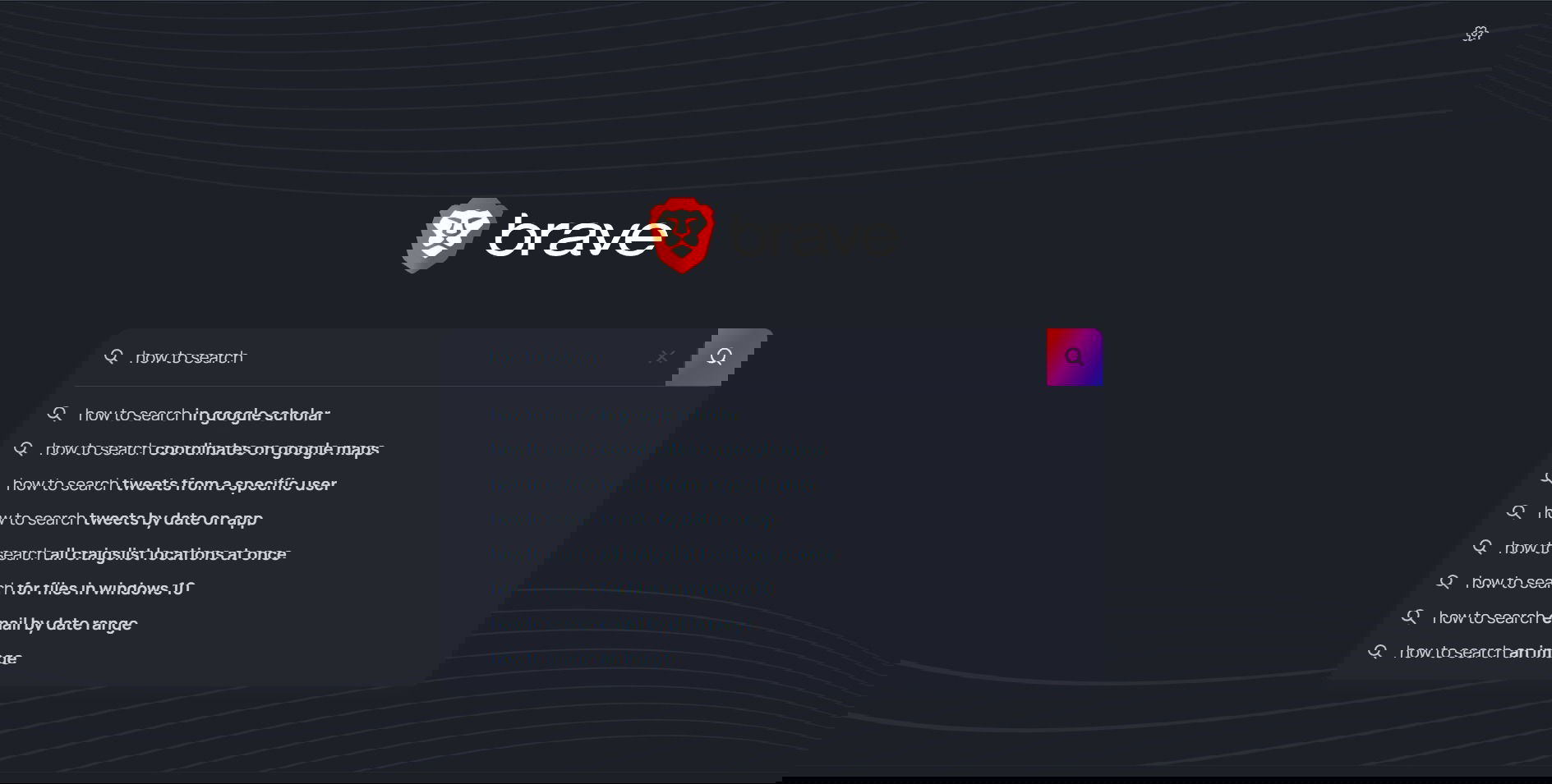 Результаты Brave Search