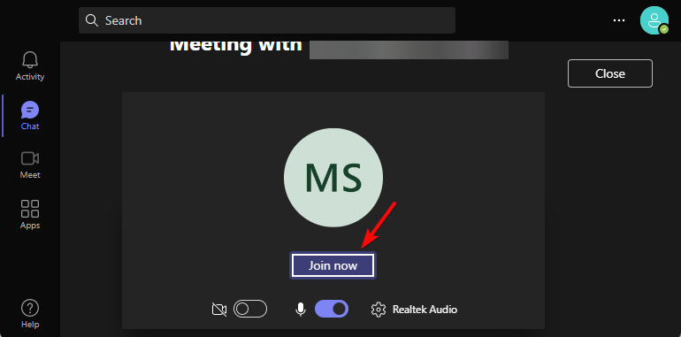 Кнопка присоединиться сейчас