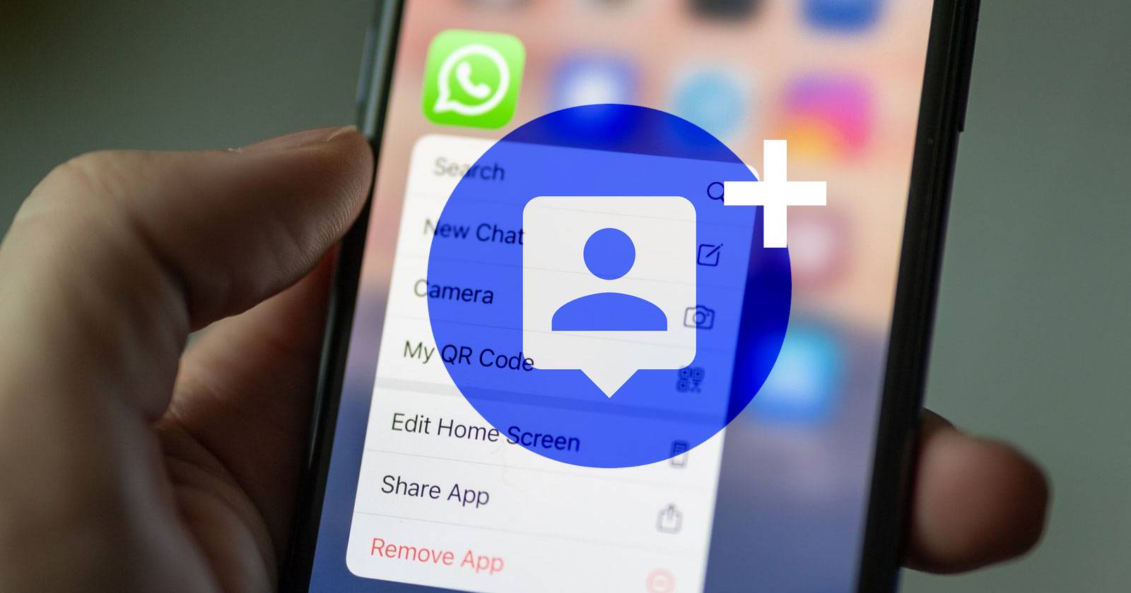 Как добавить контакт в WhatsApp и начать чат