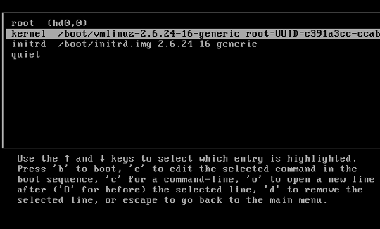 Как сбросить пароль в Linux — GRUB и Live CD