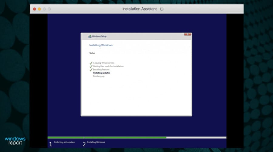 Инструкция по завершению установки Windows в виртуальной машине