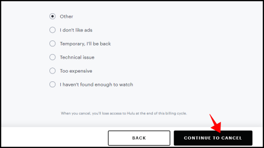 Анкета: причина отказа от Hulu
