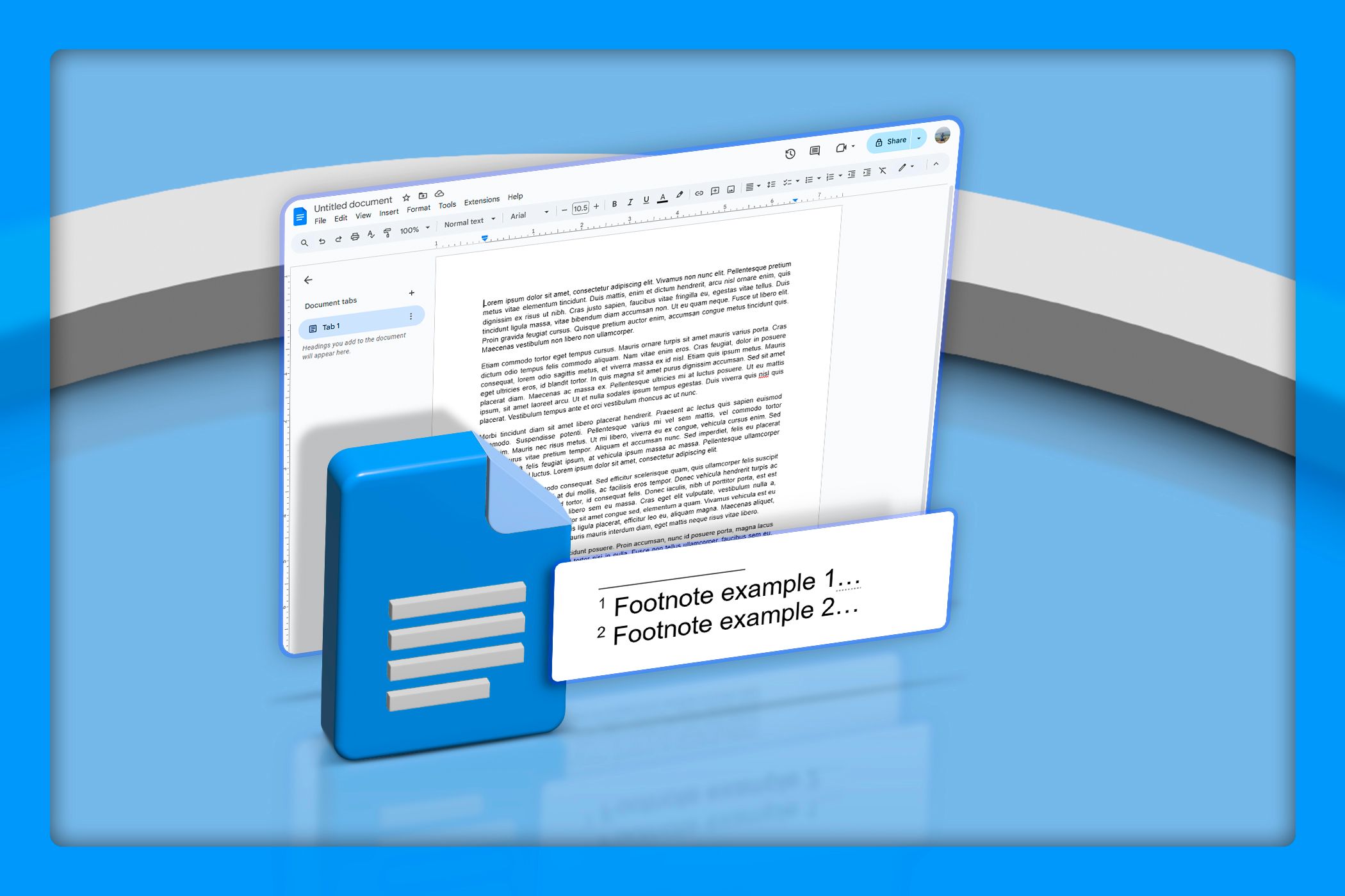 Сноски в Google Docs: добавить и управлять
