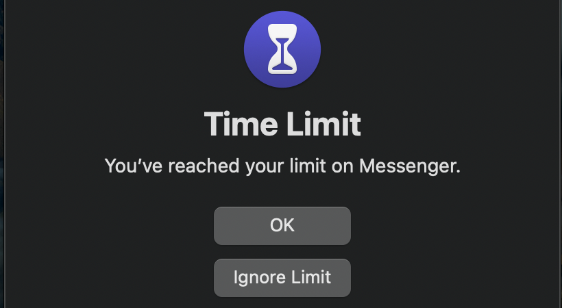 Time Limit on Messenger