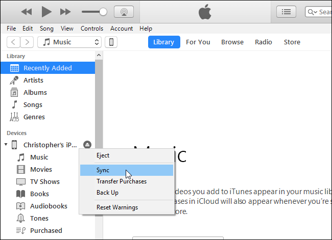 Скриншот: окно iTunes с уведомлением о новых голосовых заметках