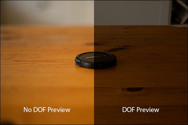 Предпросмотр экспозиции на экране камеры