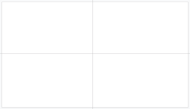 Направляющие по умолчанию на слайде Google Slides
