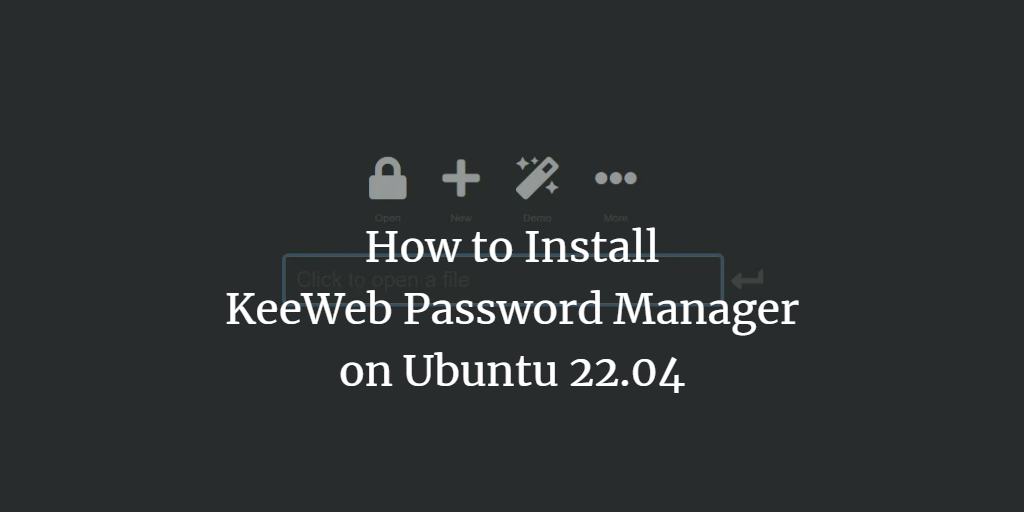 Установка KeeWeb на Ubuntu 22.04 через Docker