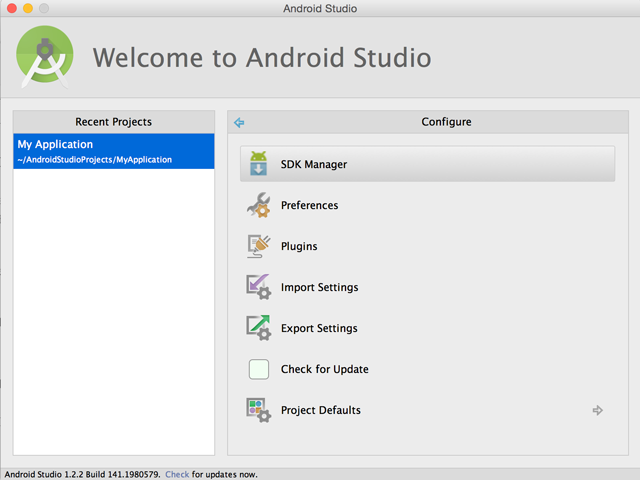 SDK Manager Android Studio