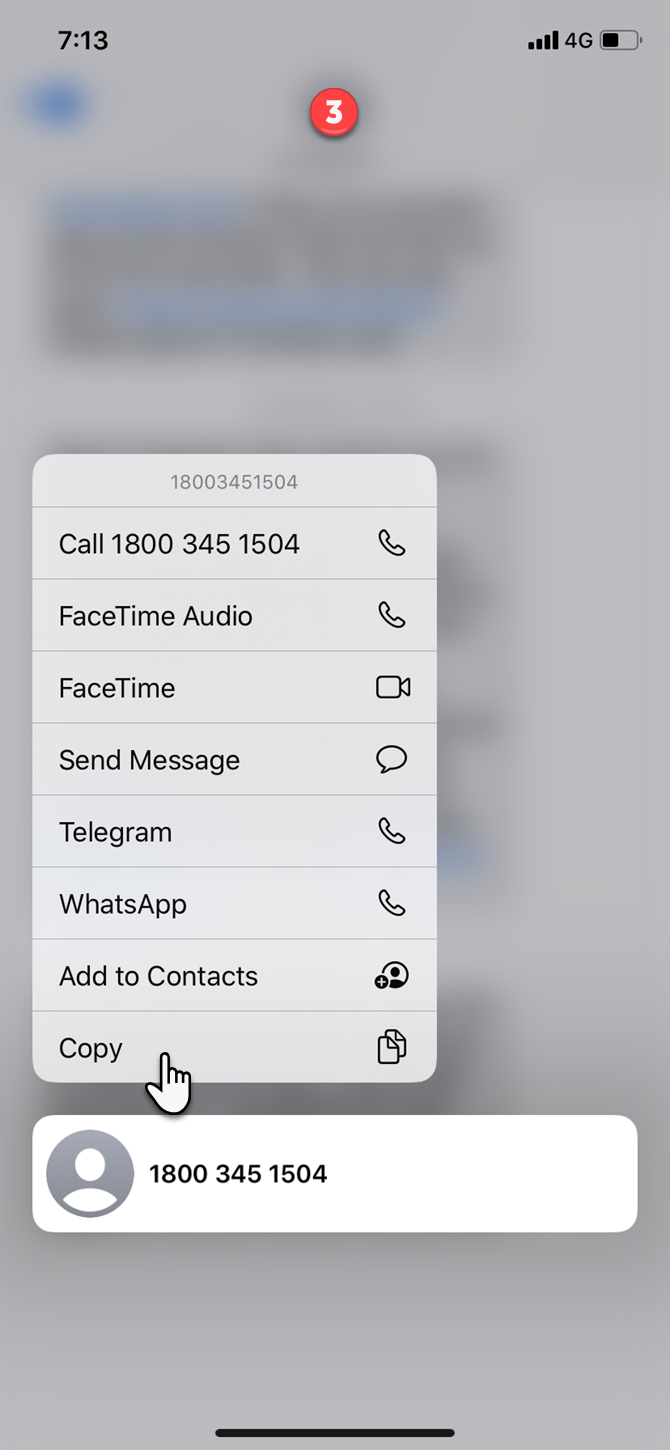 Copy actions with the Quick Action Menu in iOS 13