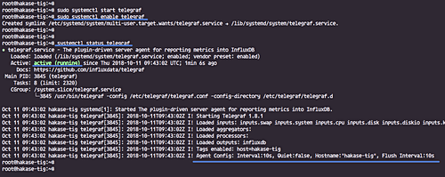 Install Telegraf Agent