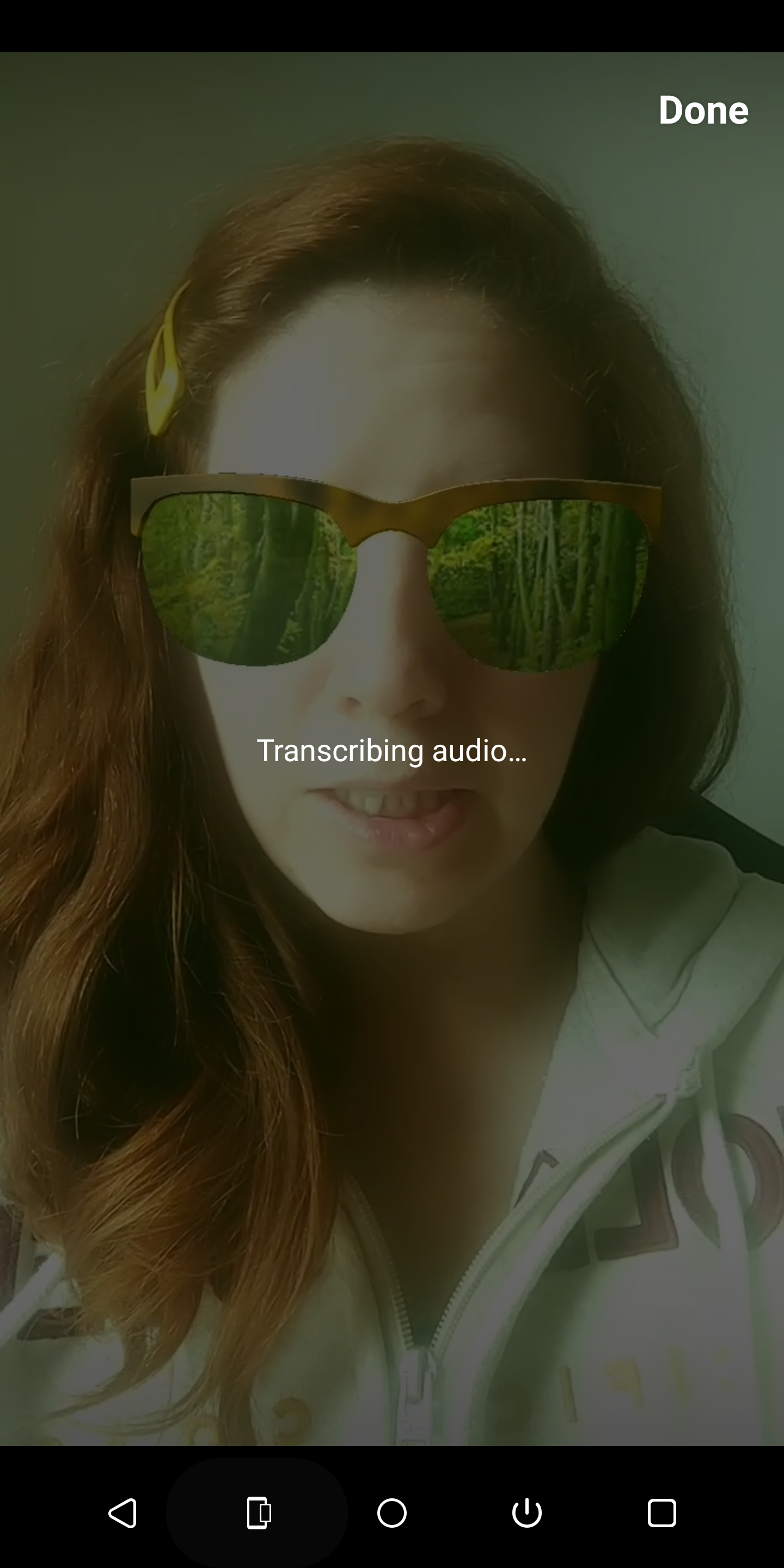 Процесс транскрибирования аудио в историю