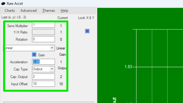Оптимальные настройки Raw Accel