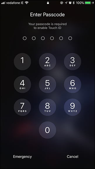 iPhone заблокирован и требует пароль после Emergency SOS