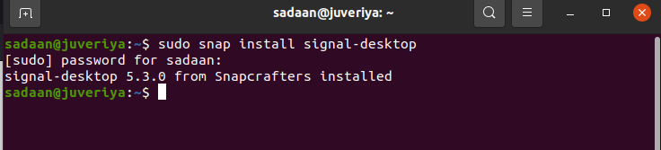 Установка Signal на Ubuntu 20.04