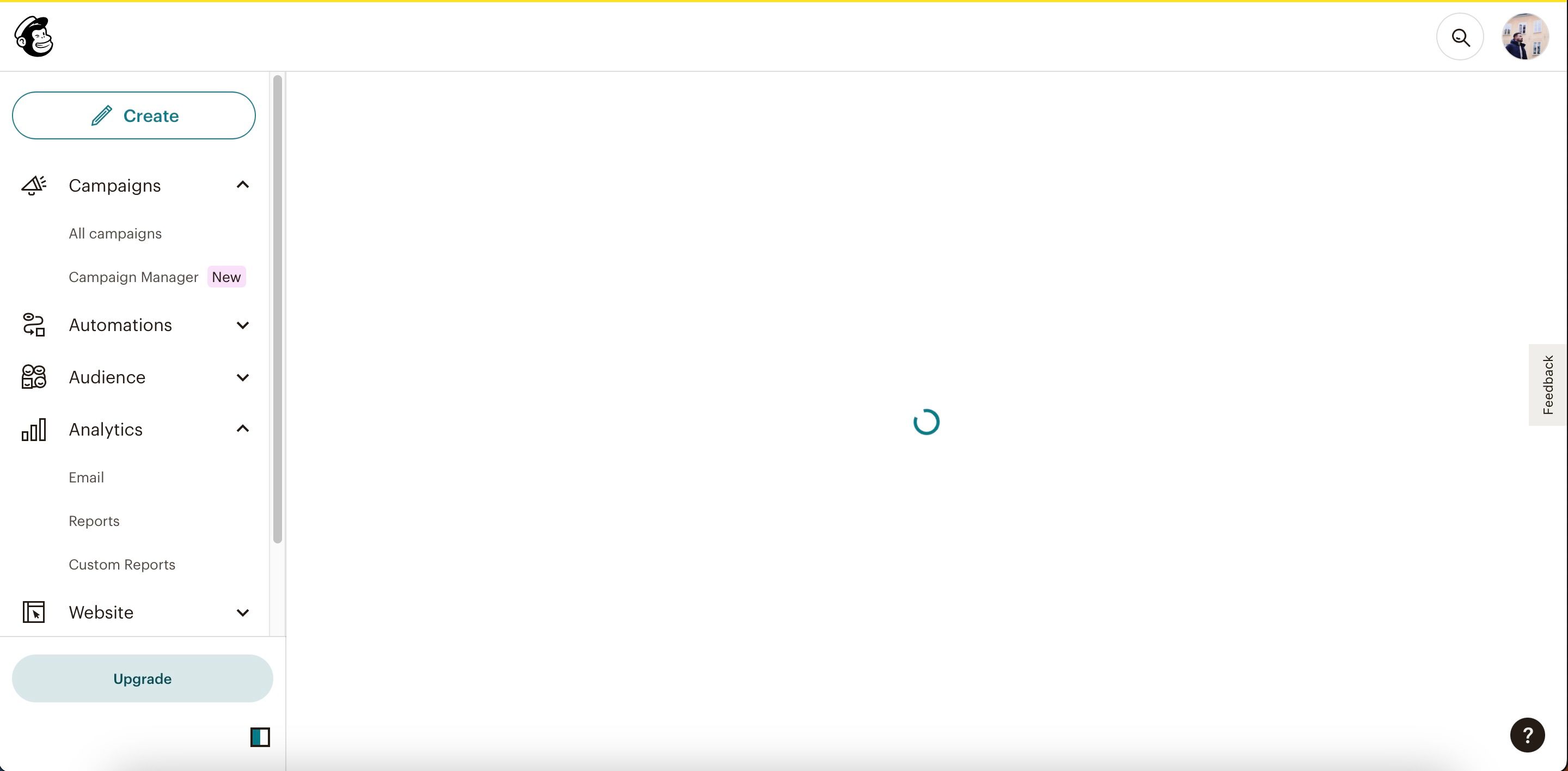 Как создать новую кампанию в Mailchimp