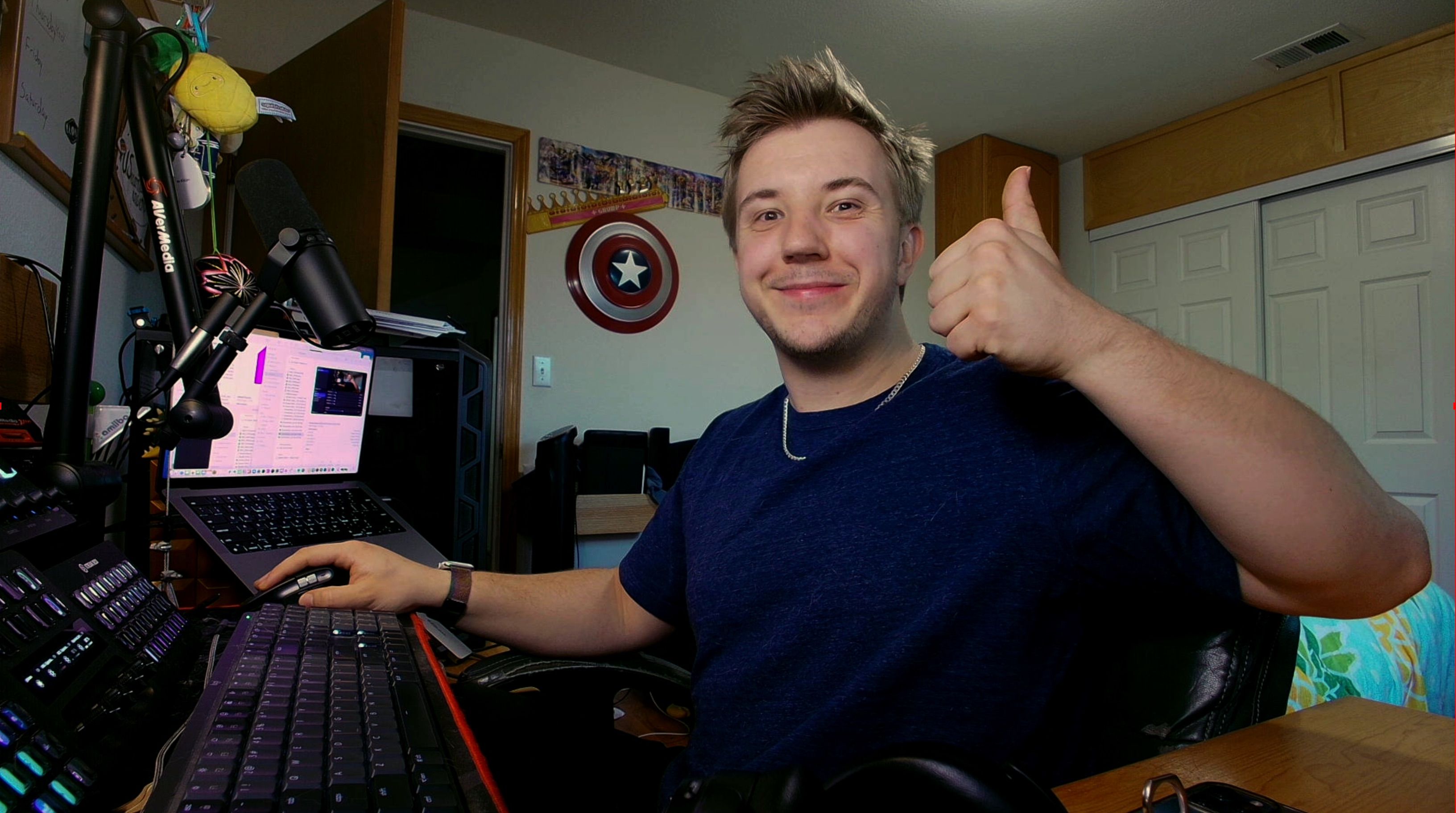 Webcam with color grading but no LUT