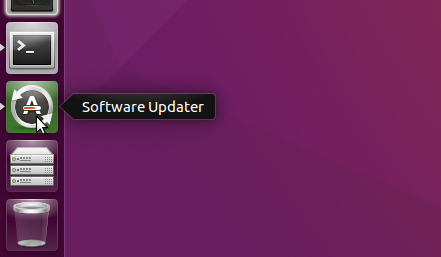Software Updater на Unity Launcher