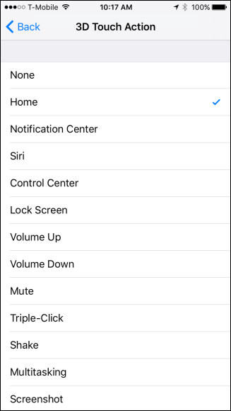 Назначение действия для 3D Touch/Haptic Touch на кнопке AssistiveTouch