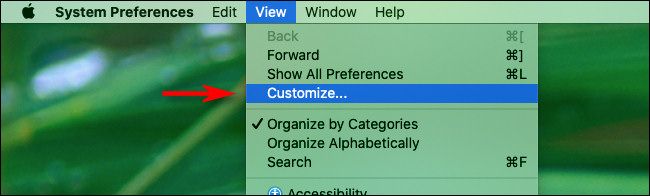 In Mac System Preferences, click