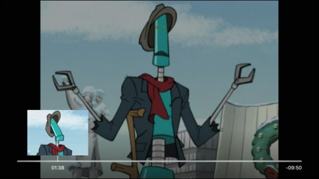 Воспроизведение видео с помощью Siri Remote на Apple TV