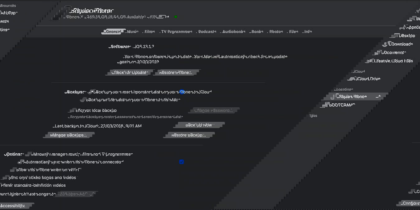 Синхронизация iPhone и iPad с Mac в Catalina