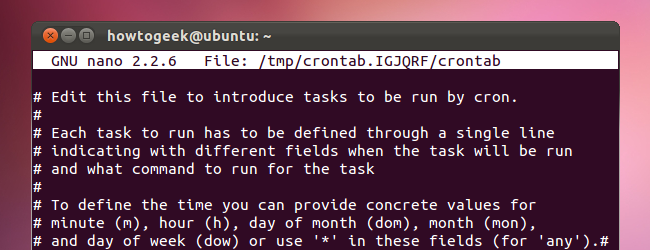 Запланировать задачи в Linux с crontab