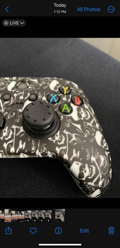 Опция редактирования в Фото на iPhone