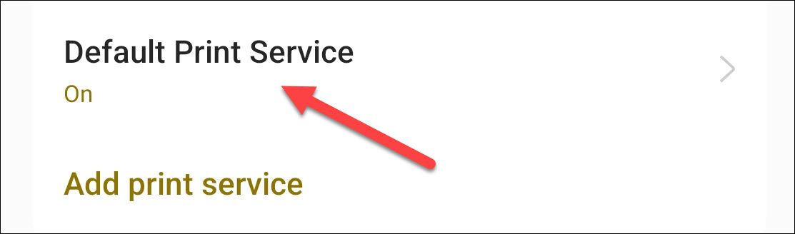 Параметры службы печати по умолчанию.