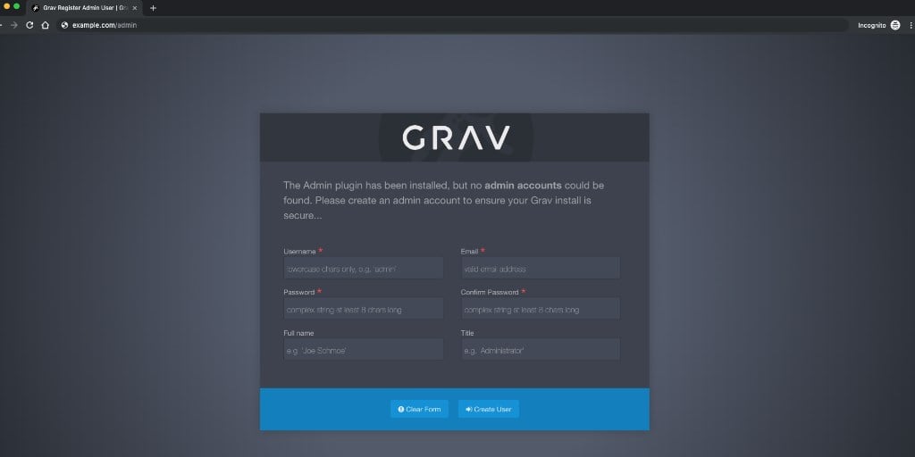 Установка Grav на Debian 9 с Nginx и Let’s Encrypt