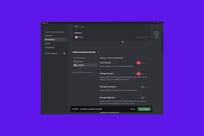 Скрыть каналы Discord для определённых ролей