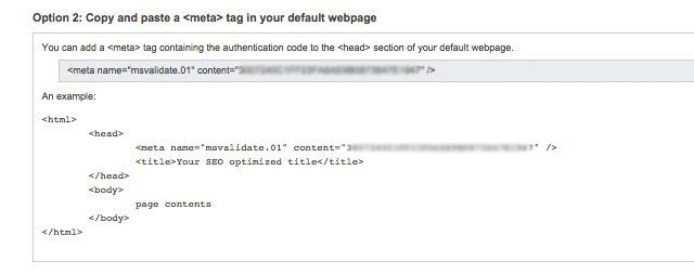 Пример вставки мета-тега в секцию head