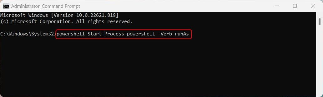Запуск PowerShell из командной строки