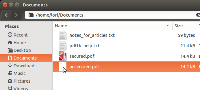 Создан незащищённый PDF с помощью pdftk